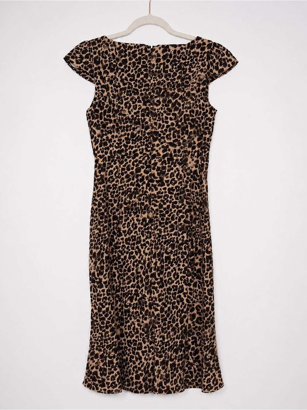 Anthropologie Leopard-Print Maxi Dress in Brown and Black